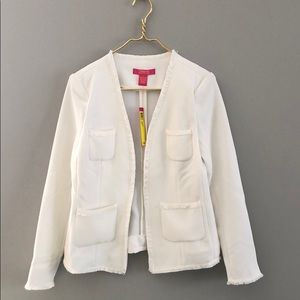 Catherine Malandrino Fringe Blazer